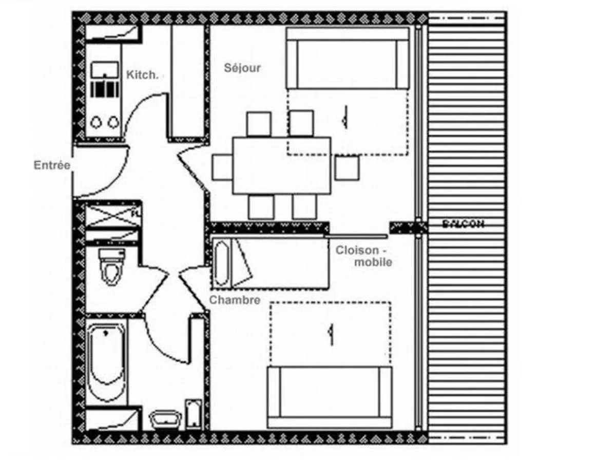 Appartement Lumineux 6 Pers. - Balcon Sud - Acces Direct Aux Pistes - Garage En Option - La Croisette - Fr-1-344-1017 Saint-Martin-de-Belleville Apartment
